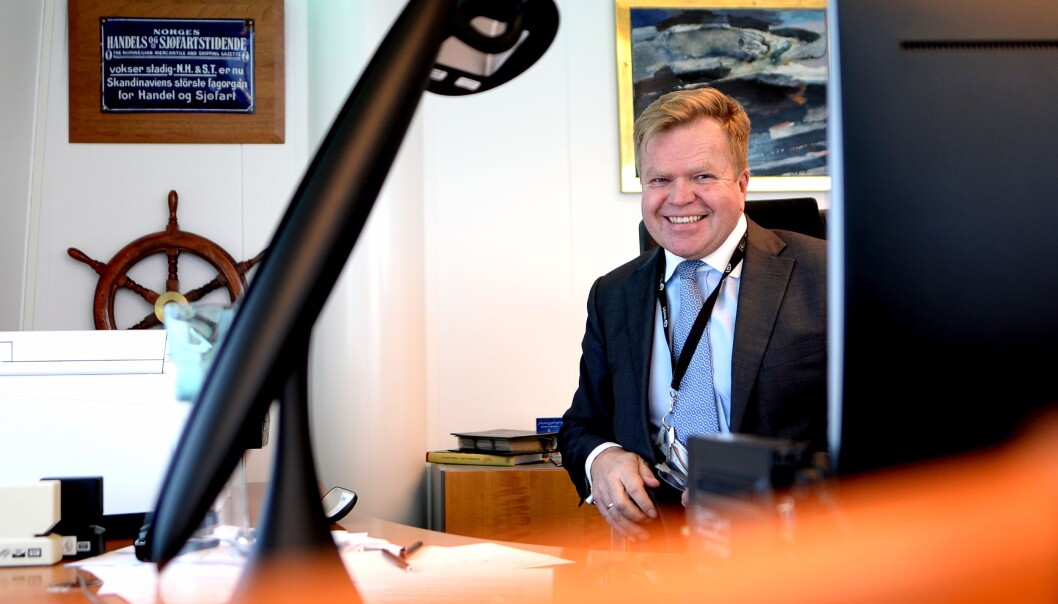 Gunnar Bjørkavåg (57) gir seg som konsernsjef i NHST Media Group. Gunnar Bjørkavåg (57) gir seg som konsernsjef i NHST Media Group.