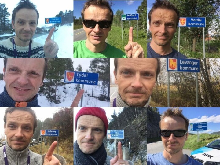 NRK-journalist Jøte Toftaker i NRK Trøndelag skriver på Facebook at han frykter NRK vil lage færre reportasjer fra hele landet med den nye omleggingen av distriktssendingene. Bilder gjengitt med tillatelse.