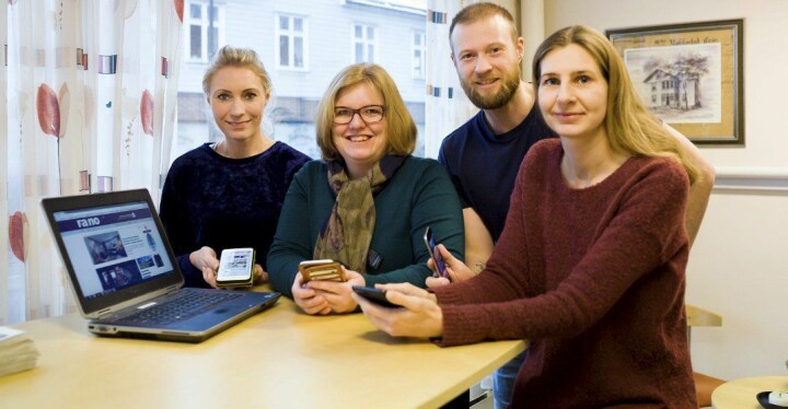 RAKKESTAD AVIS, fra venstre: Marita Lundsrud Berg, Elin Marie Rud, Mats Duan-Hansen og Beate Sloreby skal tråkke til for leserne.
