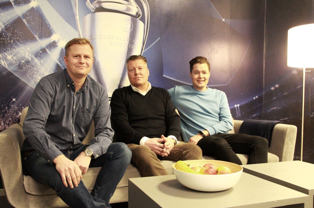 Vegard Drogseth, Børge Nielsen og Fredrik Olimb. Vegard Drogseth, Børge Nielsen og Fredrik Olimb.