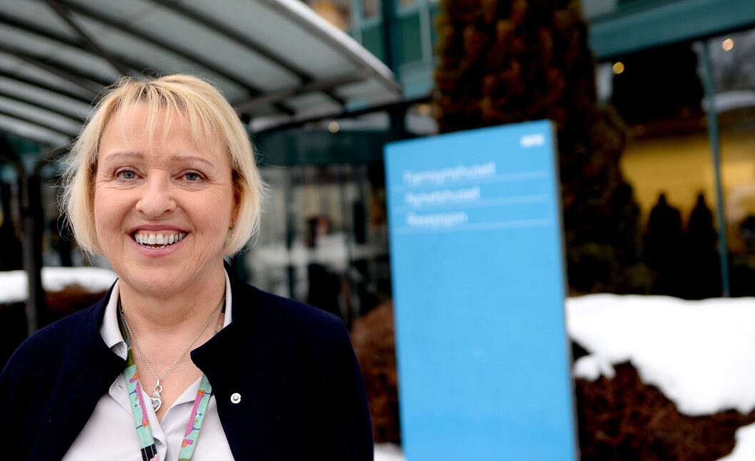Distriktsdirektør Grethe Gynnild-Johnsen i NRK. Distriktsdirektør Grethe Gynnild-Johnsen i NRK.