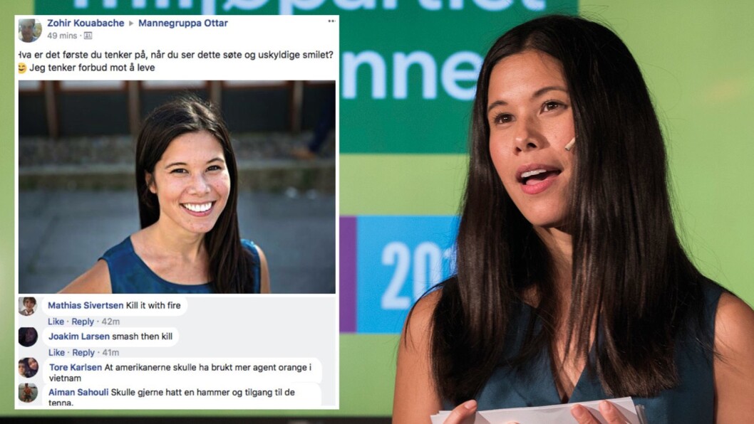 Lan Marie Nguyen Berg utsettes stadig for grov netthets - som dette fra «Mannegruppa Ottar». Lan Marie Nguyen Berg utsettes stadig for grov netthets - som dette fra «Mannegruppa Ottar».