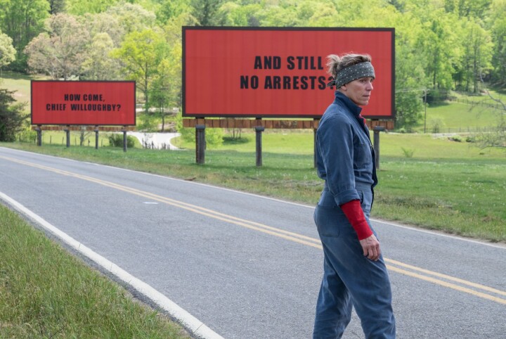 Three Billboards Outside Ebbing Missouri.