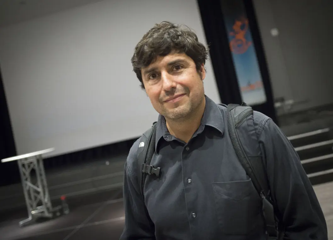 Den anerkjente pressefotografen Michael Robinson Chávez under Hellkonferansen 2018. Den anerkjente pressefotografen Michael Robinson Chávez under Hellkonferansen 2018.