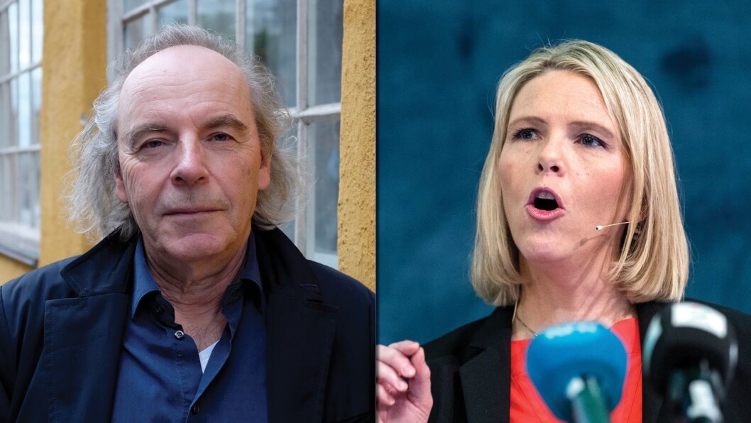 Professor Terje Tvedt og justisminister Sylvi Listhaug. Professor Terje Tvedt og justisminister Sylvi Listhaug.