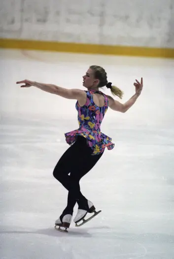 Tonya Harding på Lillehammer i 1994. Tonya Harding på Lillehammer i 1994.