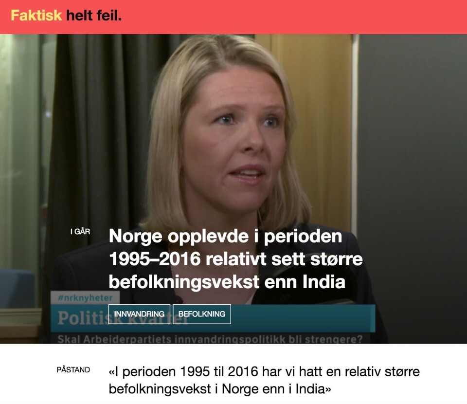 Var det meningen at Faktisk.no skulle blåse opp feil som ikke gjør en forskjell? Og avspore fra store, viktige fakta som kunne opplyse ordskiftet?