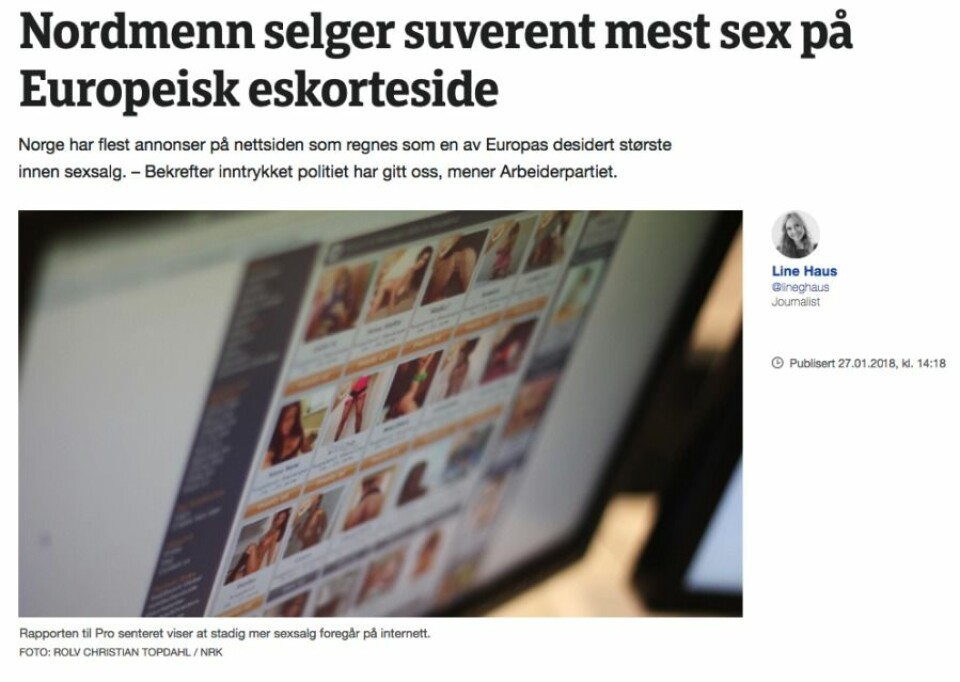 NRKs opprinnelige artikkel.