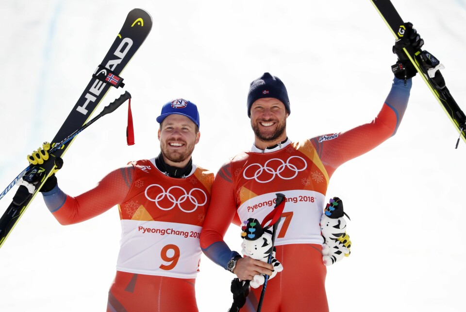 Det ble dobbelt norsk da Aksel Lund Svindal vant OL-gull i utfor menn og Kjetil Jansrud tok sølv i Jeongseon Alpine Centre torsdag.