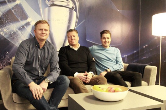 Vegard Drogseth, Børge Nielsen og Fredrik Olimb. Vegard Drogseth, Børge Nielsen og Fredrik Olimb.