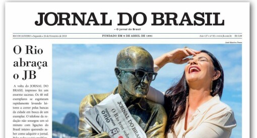 I 2010 la de ned papiravisa og satset kun på nett. Åtte år senere startet Jornal do Brasil opp trykkpressa igjen
