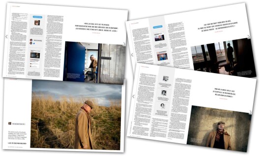 Åtte sider i VG Helg lørdag med Nils Rune Langeland. Åtte sider i VG Helg lørdag med Nils Rune Langeland.