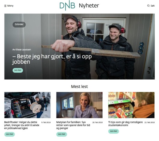 DNBfeed blir til DNB Nyheter. DNBfeed blir til DNB Nyheter.