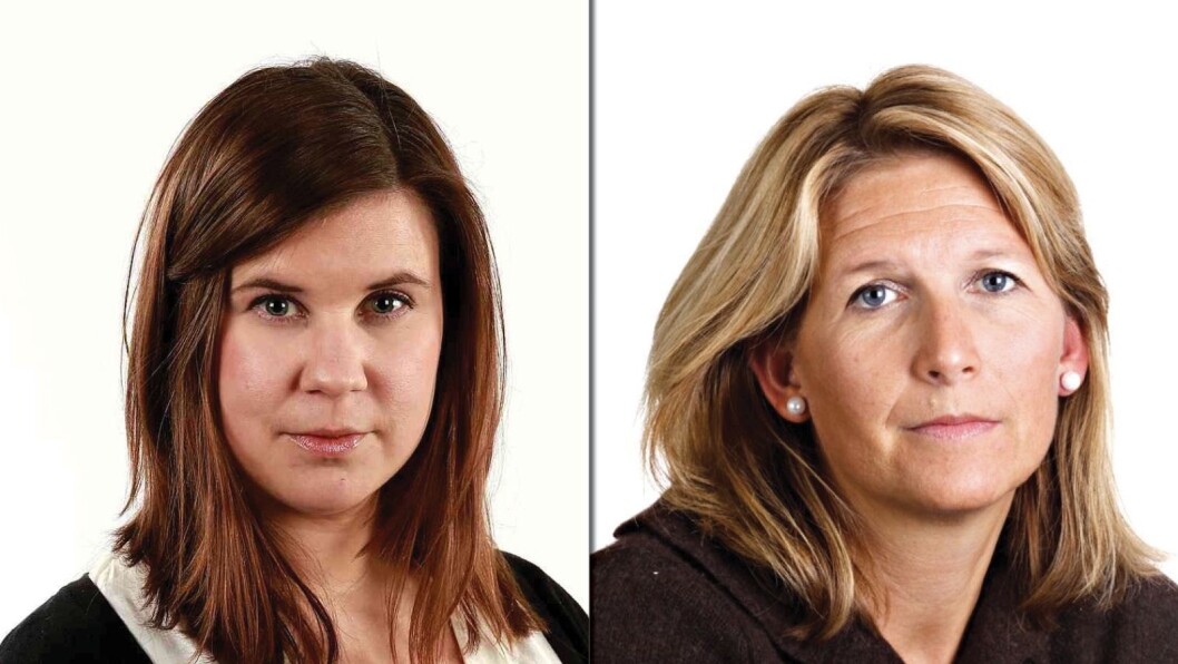 Helene Skjeggestad (t.v.) og Eirin Hurum. Helene Skjeggestad (t.v.) og Eirin Hurum.