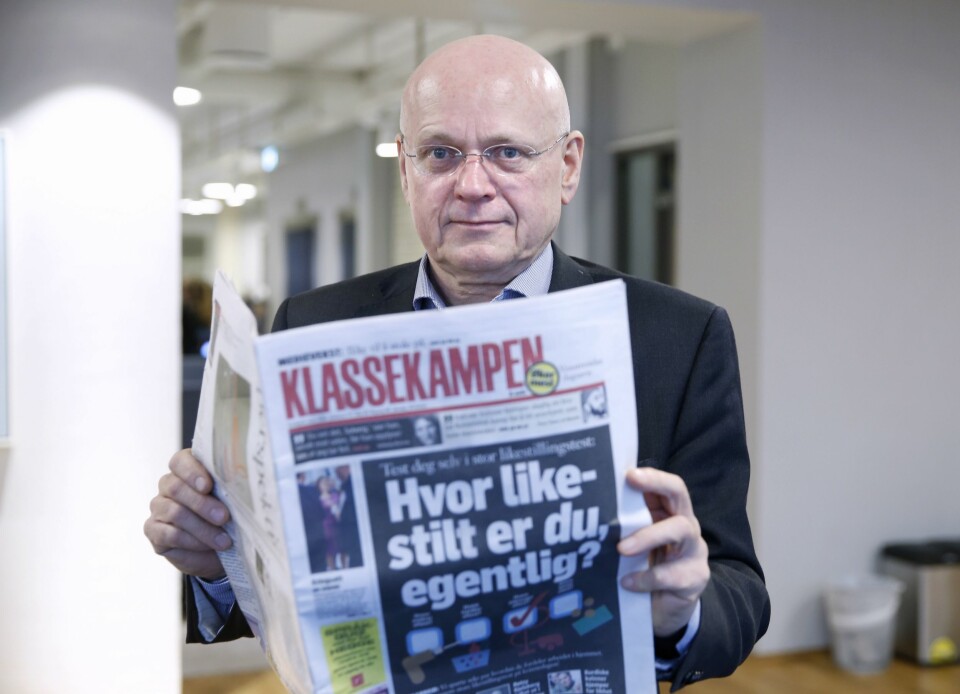 Ansvarlig redaktør Bjørgulv Braanen i Klassekampen.