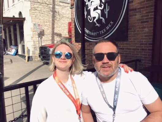 Monica og Fredrik på South by Southwest. Monica og Fredrik på South by Southwest.