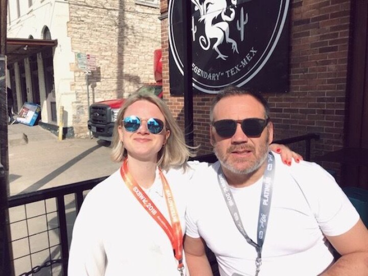 Monica og Fredrik på South by Southwest.