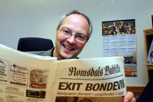 Arnt Sommerlund - her i 2005 som redaktør for Romsdals Budstikke. Arnt Sommerlund - her i 2005 som redaktør for Romsdals Budstikke.