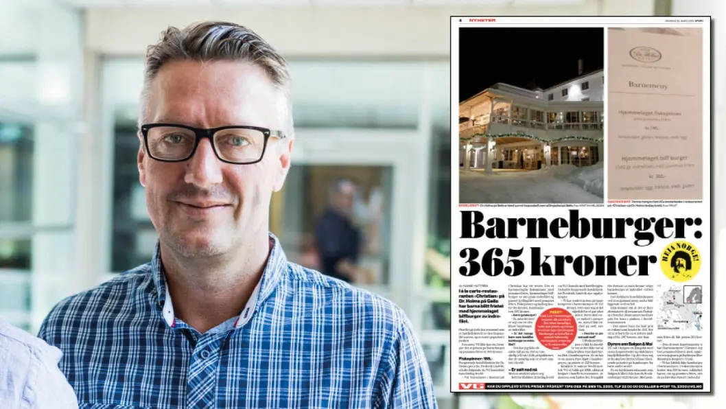 Innholdssjef Svein Arne Haavik i VG Partnerstudio var opphavsmannen til det som ble dette oppslaget i dagens VG. Innholdssjef Svein Arne Haavik i VG Partnerstudio var opphavsmannen til det som ble dette oppslaget i dagens VG.
