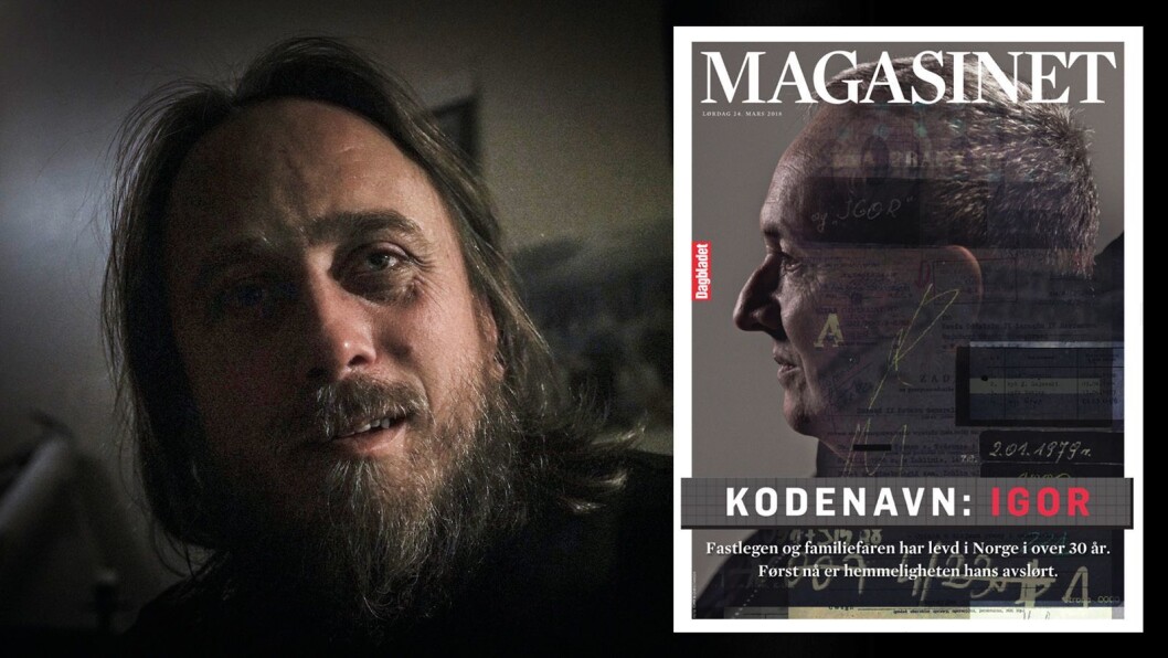 Dagblad-journalist Gunnar Thorenfeldt er hovedmannen bak historien om «Igor» (faksimile innfeldt). Dagblad-journalist Gunnar Thorenfeldt er hovedmannen bak historien om «Igor» (faksimile innfeldt).