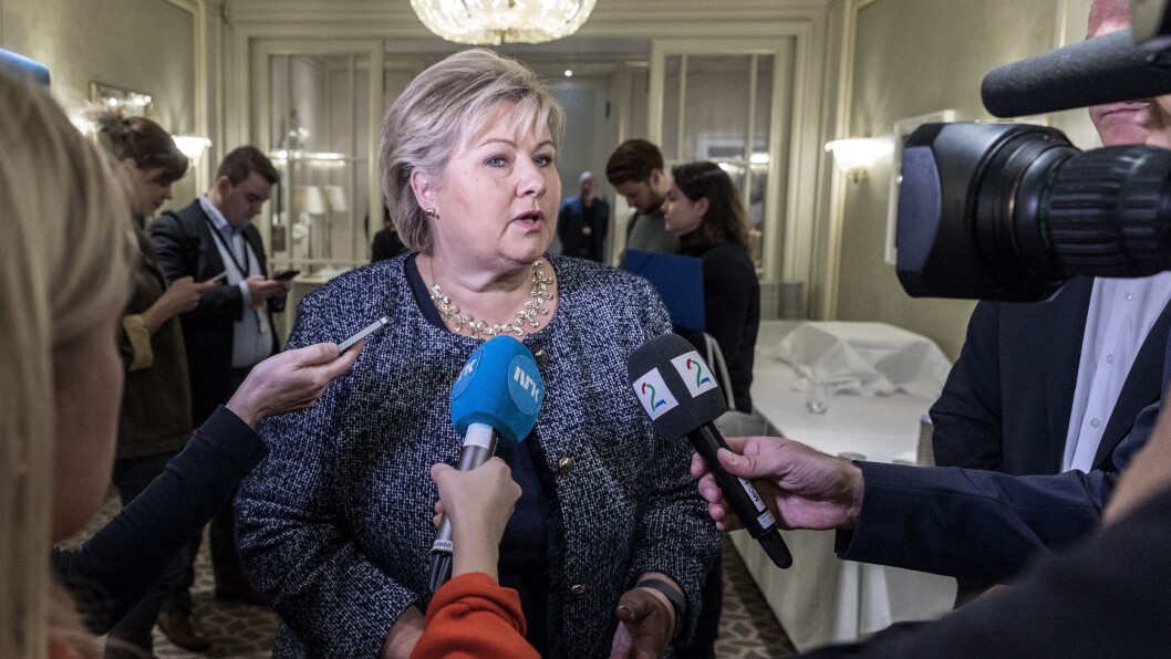 Statsminister Erna Solberg vil ikke vise kalenderen sin. Statsminister Erna Solberg vil ikke vise kalenderen sin.