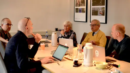 SKUP-juryen avgjør her hvem som skal vinne prisene under årets konferanse. SKUP-juryen avgjør her hvem som skal vinne prisene under årets konferanse.