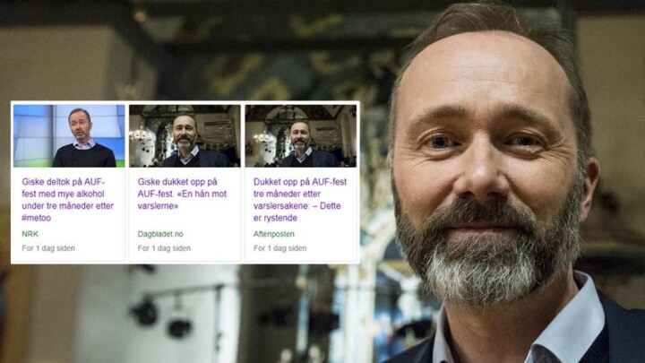 Hva slags fest var egentlig Trond Giske på? Innfelt: Noen av de opprinnelige sakene.