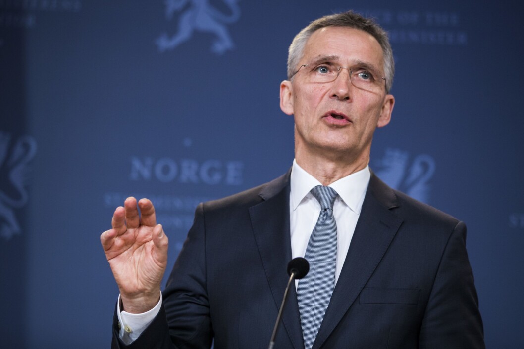 NATOs generalsekretær Jens Stoltenberg, her på en pressekonferanse i Norge tidligere i år. NATOs generalsekretær Jens Stoltenberg, her på en pressekonferanse i Norge tidligere i år.