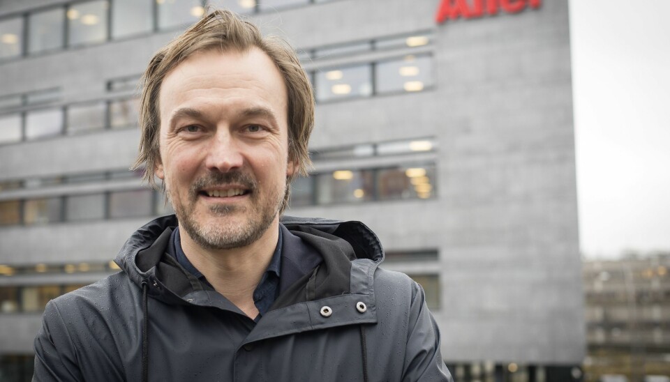 Ansvarlig redaktør og adm. dir Jan Thoresen i SOL.no - her utenfor Aller Medias lokaler på Hasle i Oslo.
