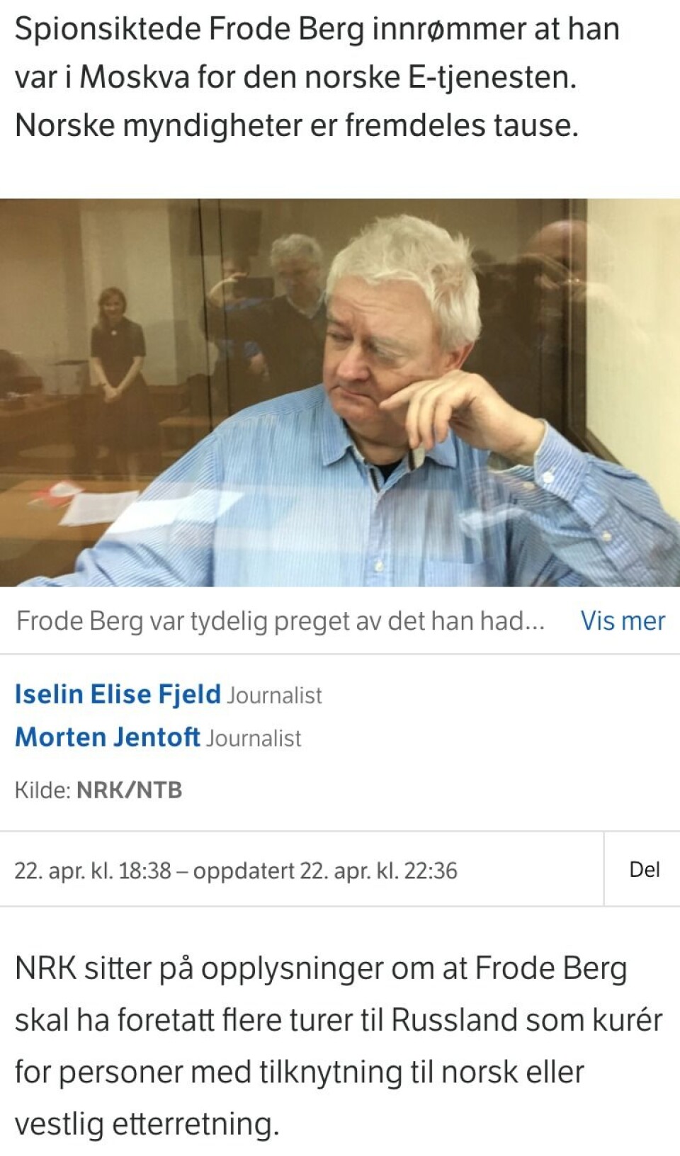 Søndagens NRK-sak. Søndagens NRK-sak.