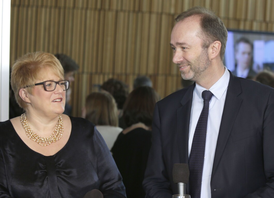 Trine Skei Grande og Trond Giske. Arkivfoto Trine Skei Grande og Trond Giske. Arkivfoto