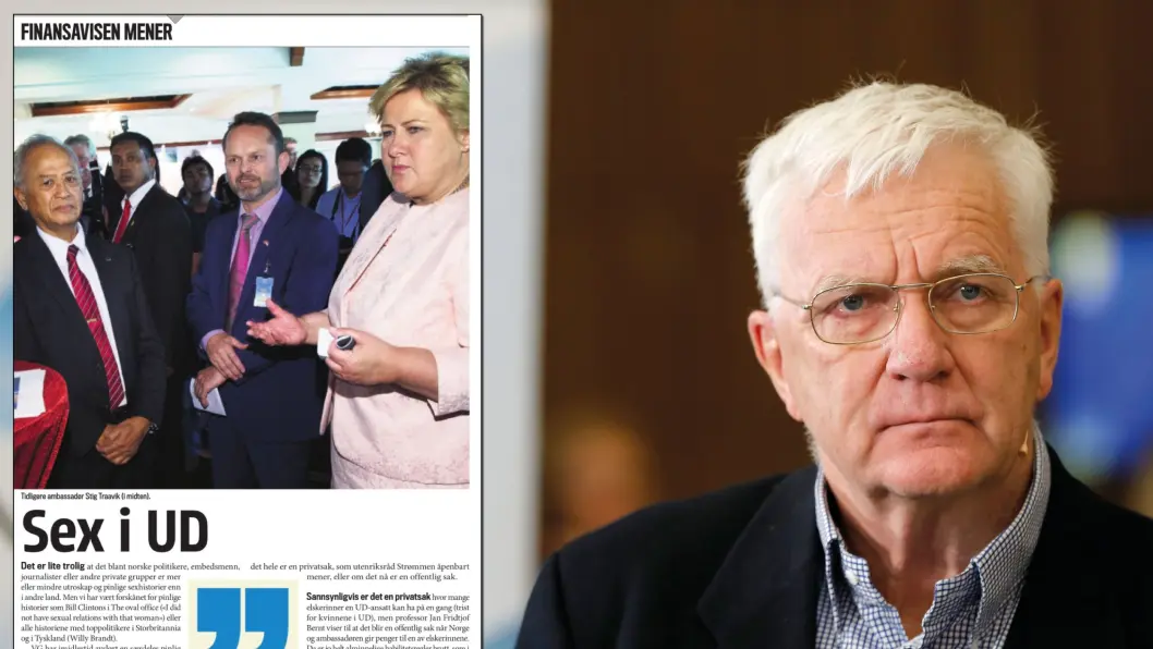 Finansavisen felt av PFU for Trygve Hegnars leder om Stig Traavik. Finansavisen felt av PFU for Trygve Hegnars leder om Stig Traavik.