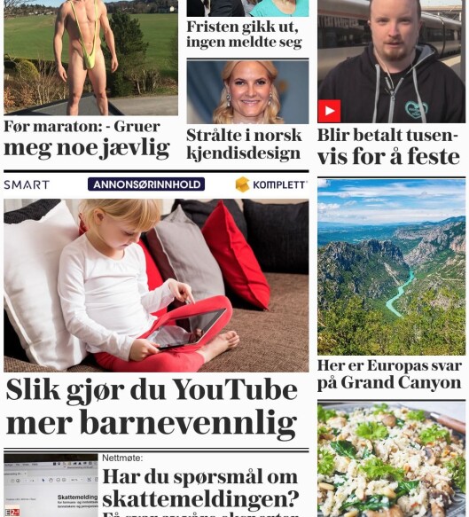 Holder det med en stripe over henvisningen, når reklamen ellers er helt lik de redaksjonelle sakene? Nei, konstaterer PFU nå. Dette er fra VGs forside torsdag formiddag, og altså ikke de innklagede eksemplene. Holder det med en stripe over henvisningen, når reklamen ellers er helt lik de redaksjonelle sakene? Nei, konstaterer PFU nå. Dette er fra VGs forside torsdag formiddag, og altså ikke de innklagede eksemplene.
