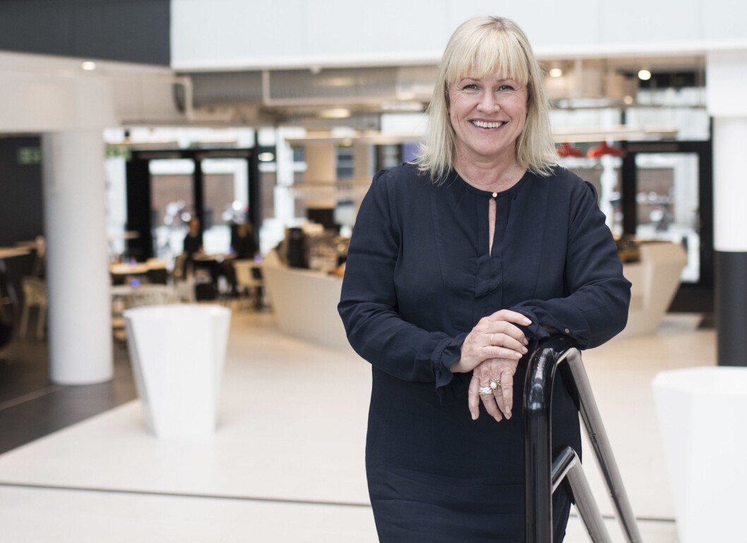PREMIEREN: Tidligere har Nordiske Mediedager avholdt sin tradisjonelle åpning i Peer Gynt-salen i Grieghallen. - I år skal vi være her i atriet ved Media City Bergen sier NMD-sjef Guri Heftye. PREMIEREN: Tidligere har Nordiske Mediedager avholdt sin tradisjonelle åpning i Peer Gynt-salen i Grieghallen. - I år skal vi være her i atriet ved Media City Bergen sier NMD-sjef Guri Heftye.