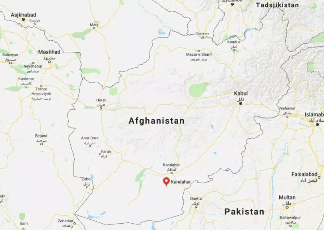 Kandahar-provinsen i Afghanistan.