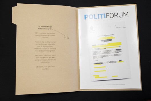 Politiforums utgave som kom ut 3. mai 2018. Politiforums utgave som kom ut 3. mai 2018.
