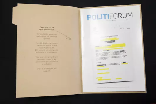 Politiforums utgave som kom ut 3. mai 2018.
