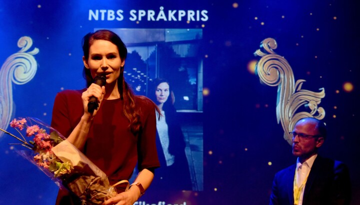 BT-journalist Eirin Eikefjord fikk NTBs språkpris.