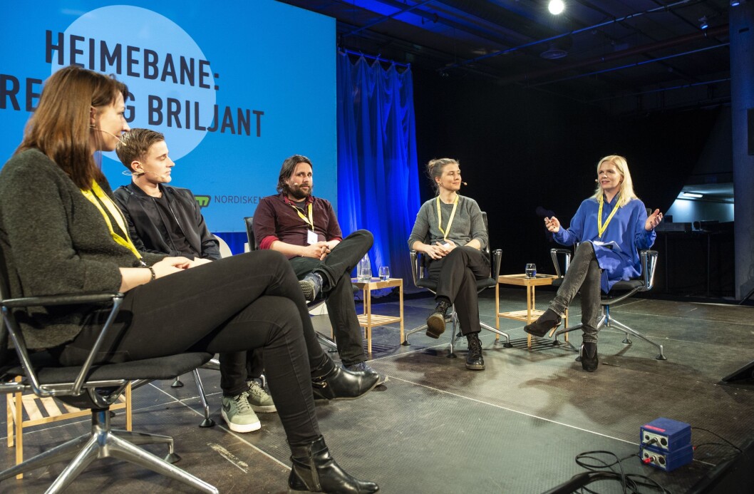 Sesjonen om Heimebane under Nordiske mediedager i Bergen. Sesjonen om Heimebane under Nordiske mediedager i Bergen.