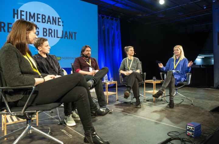 Sesjonen om Heimebane under Nordiske mediedager i Bergen.