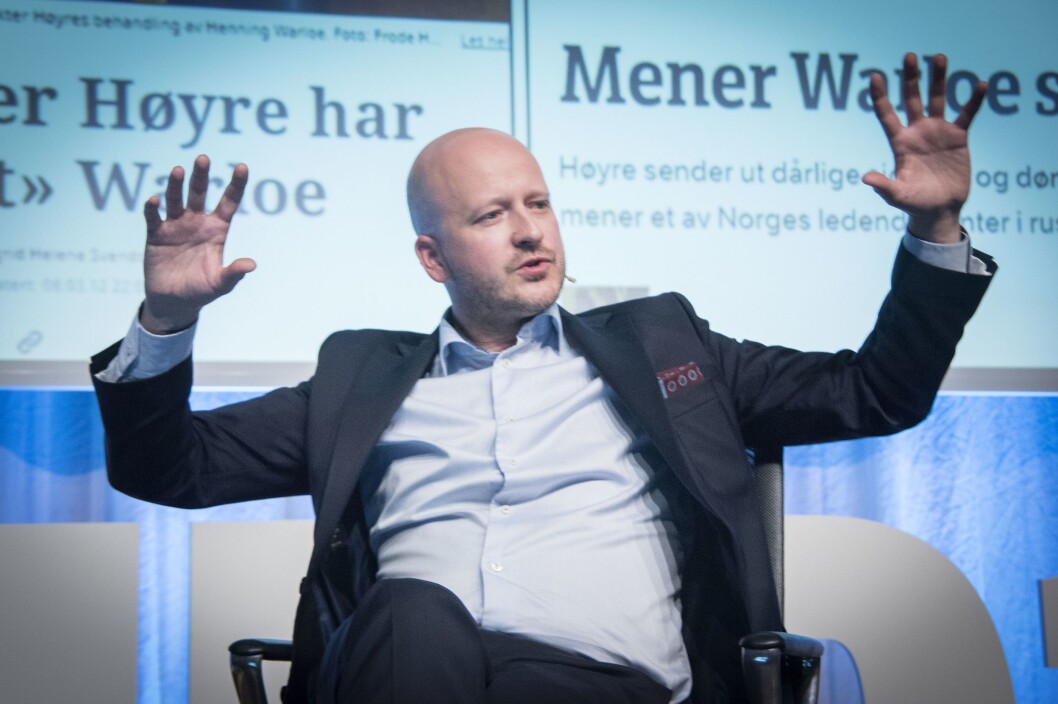 Tidligere statssekretær og spinndoktor Sigbjørn Aanes (H) under Nordiske mediedager. Tidligere statssekretær og spinndoktor Sigbjørn Aanes (H) under Nordiske mediedager.