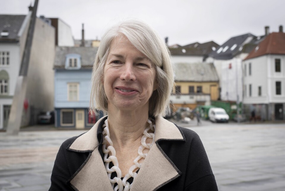 Rebecca Corbett, redaktør i The New York Times under Nordiske Mediedager i Bergen.