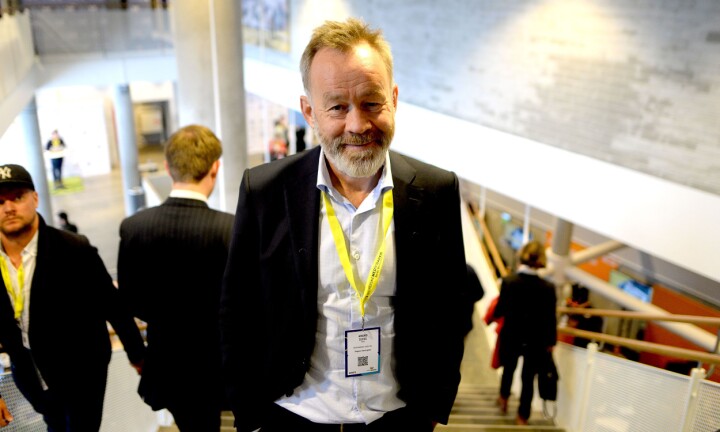 Amund Djuve og Dagens Næringsliv stod i sentrum på medieprisene onsdag kveld. De to neste dagene brukte han til mingling og faglig utbytte på Nordiske Mediedager.