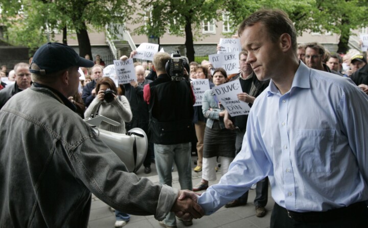 STREIK: I 2004 fikk Amund Djuve harde ord fra egne ansatte under streiken.