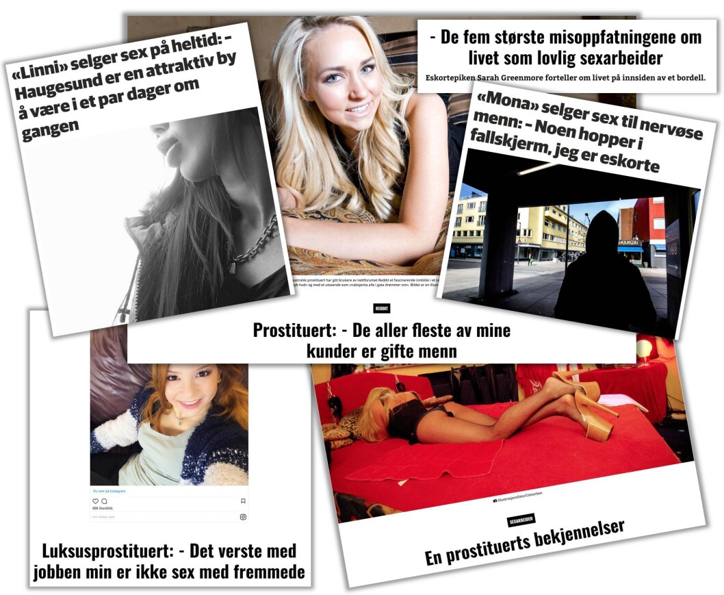 BARE MORO: Nettavisen har mange intervjuer med prostituerte som trives i jobben. BARE MORO: Nettavisen har mange intervjuer med prostituerte som trives i jobben.