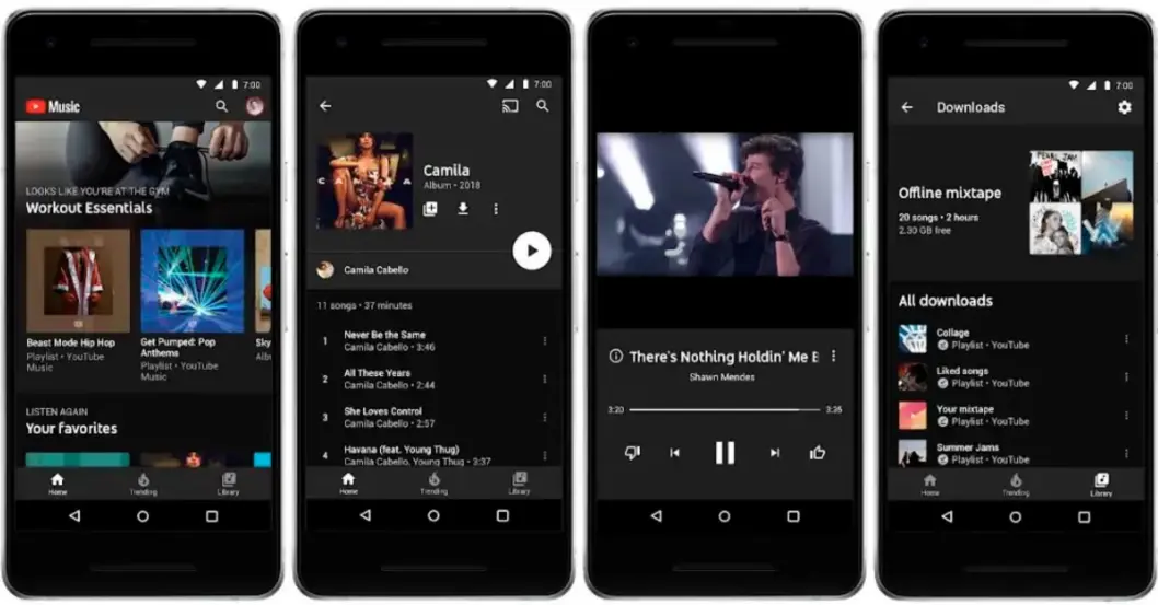 Slik vil musikkdelen av YouTubes nye premium-tjeneste se ut. Slik vil musikkdelen av YouTubes nye premium-tjeneste se ut.