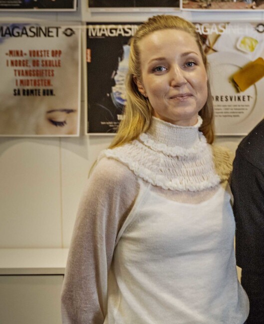 Maiken Fotland gir seg i Dagbladet. Maiken Fotland gir seg i Dagbladet.