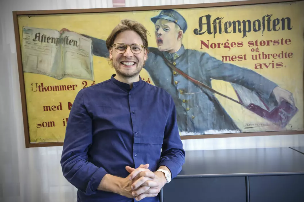 Constantin Eberle blir ny kreativ leder i Aftenposten.