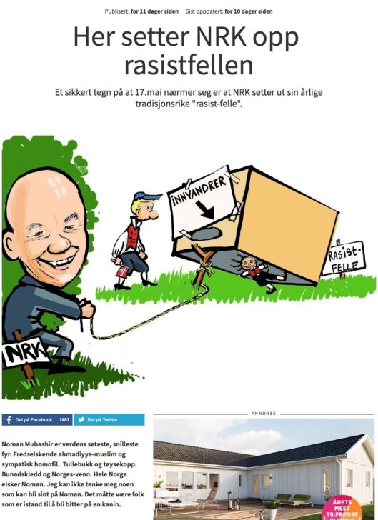 Det omtalte innlegget. Det omtalte innlegget.