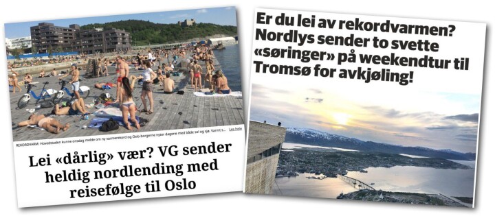 Hvor ville du vært i helga?